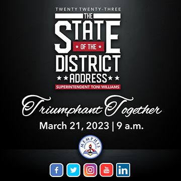 State of District Event Bright banner